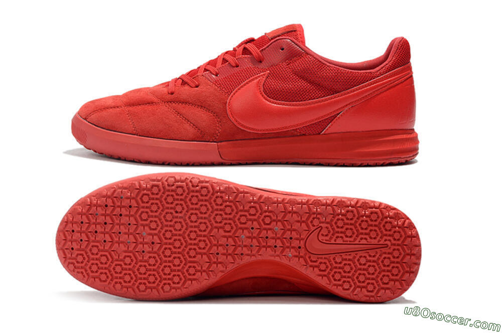 Nike Premier 2 Sala IC Indoor & Futsal Soccer Shoes - Red/Red 0