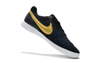 Nike Premier 2 Sala IC Indoor & Futsal Soccer Shoes - Black/Gold/White
