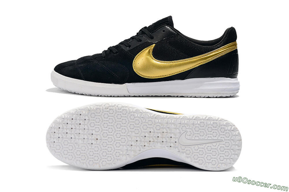 Nike Premier 2 Sala IC Indoor & Futsal Soccer Shoes - Black/Gold/White 0