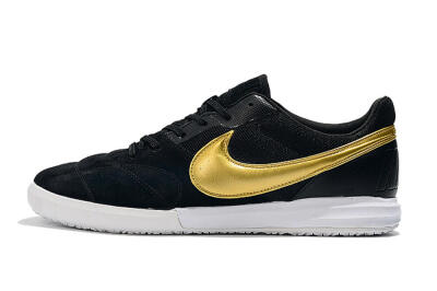 Nike Premier 2 Sala IC Indoor & Futsal Soccer Shoes - Black/Gold/White