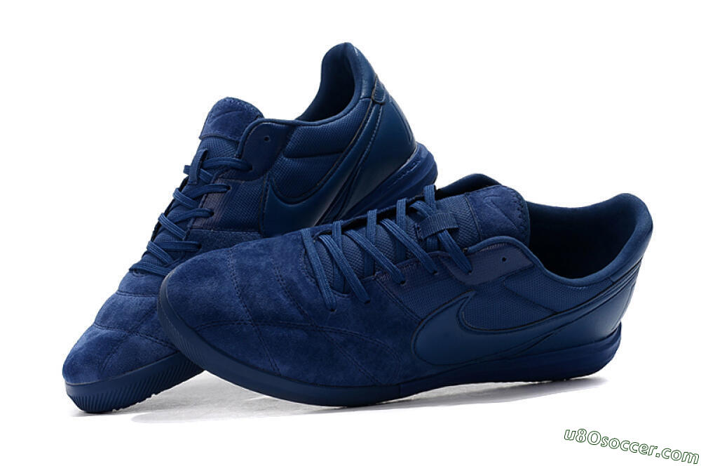 Nike Premier 2 Sala IC Indoor & Futsal Soccer Shoes - Blue/Blue 6