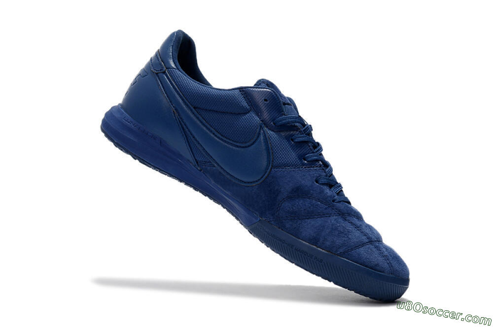 Nike Premier 2 Sala IC Indoor & Futsal Soccer Shoes - Blue/Blue 7