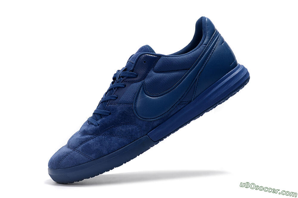 Nike Premier 2 Sala IC Indoor & Futsal Soccer Shoes - Blue/Blue 8