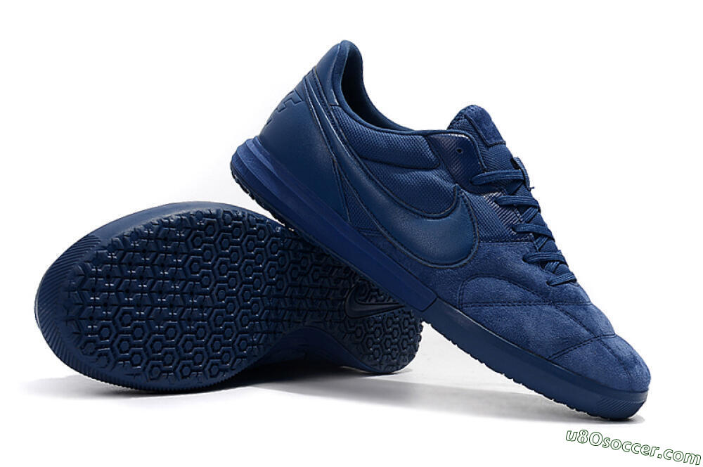 Nike Premier 2 Sala IC Indoor & Futsal Soccer Shoes - Blue/Blue 4