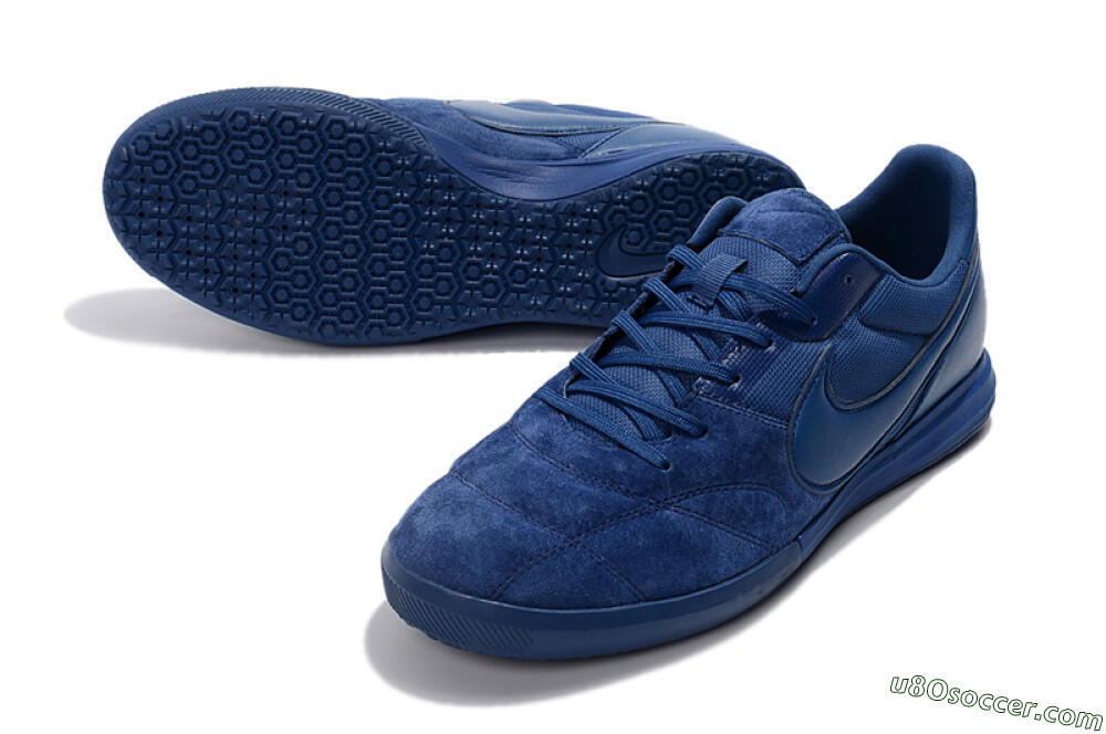 Nike Premier 2 Sala IC Indoor & Futsal Soccer Shoes - Blue/Blue 3