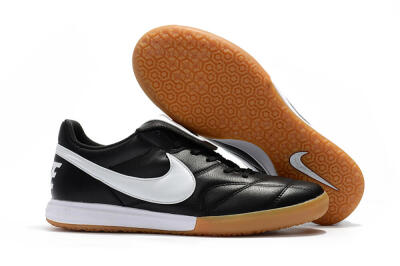 Nike Premier 2 Sala IC Indoor & Futsal Soccer Shoes - Black/White/Brown