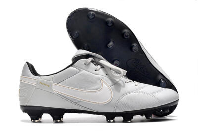 Nike The Premier 3 FG Firm Ground Soccer Cleats - Grey/White/Black