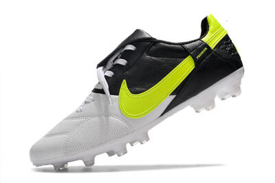 Nike The Premier 3 FG Firm Ground Soccer Cleats - White/Yellow/Black
