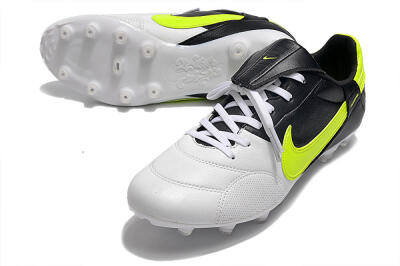 Nike The Premier 3 FG Firm Ground Soccer Cleats - White/Yellow/Black