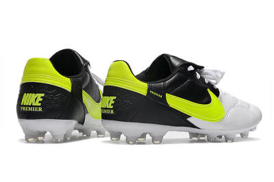 Nike The Premier 3 FG Firm Ground Soccer Cleats - White/Yellow/Black