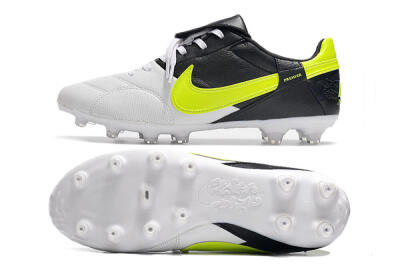 Nike The Premier 3 FG Firm Ground Soccer Cleats - White/Yellow/Black