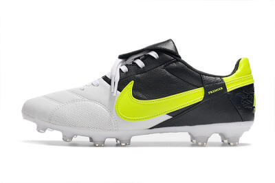 Nike The Premier 3 FG Firm Ground Soccer Cleats - White/Yellow/Black