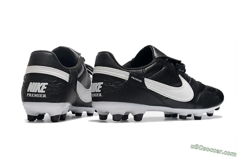 Nike The Premier 3 FG Firm Ground Soccer Cleats - Black/White