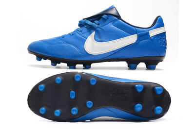 Nike The Premier 3 FG Firm Ground Soccer Cleats - Blue/White/Black