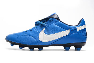 Nike The Premier 3 FG Firm Ground Soccer Cleats - Blue/White/Black