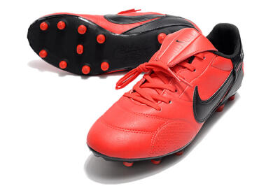 Nike The Premier 3 FG Firm Ground Soccer Cleats - Red/Black