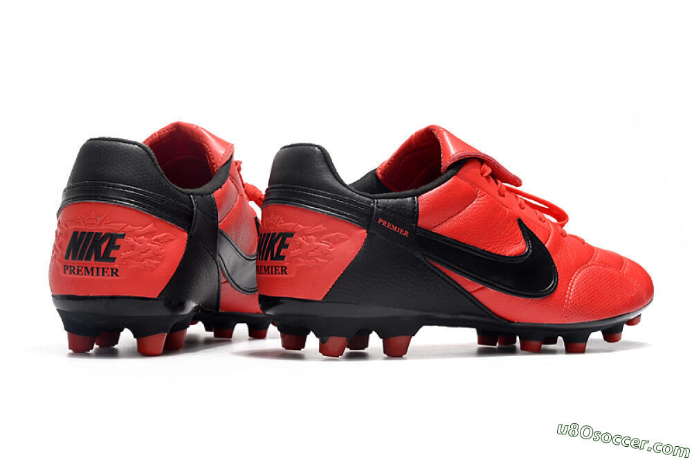 Nike The Premier 3 FG Firm Ground Soccer Cleats - Red/Black 6