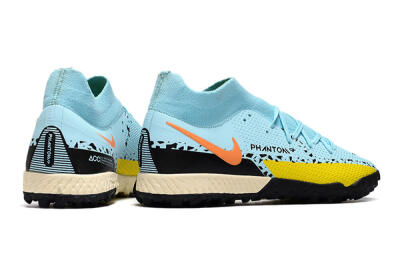 Nike Phantom GT Pro TF Artificial Turf Soccer Shoes - Blue/Yellow/Pink