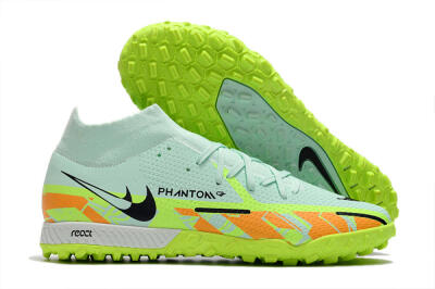 Nike Phantom GT Pro TF Artificial Turf Soccer Shoes - Jade/Yellow/Orange/Black