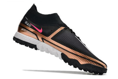 Nike Phantom GT Pro TF Artificial Turf Soccer Shoes - Gold/Black/White