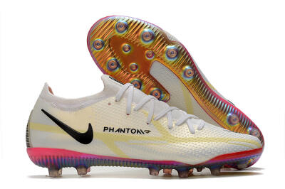 Nike Phantom GT Elite AG Artificial Grass Soccer Cleats - White/Gold/Black