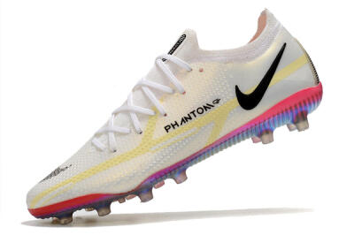 Nike Phantom GT Elite AG Artificial Grass Soccer Cleats - White/Gold/Black