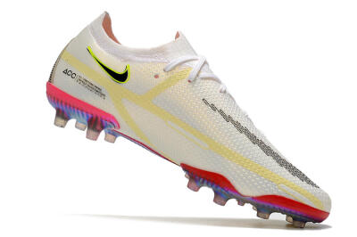 Nike Phantom GT Elite AG Artificial Grass Soccer Cleats - White/Gold/Black