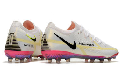 Nike Phantom GT Elite AG Artificial Grass Soccer Cleats - White/Gold/Black