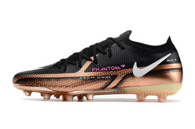 Nike Phantom GT Elite AG Artificial Grass Soccer Cleats - Gold/Black/White