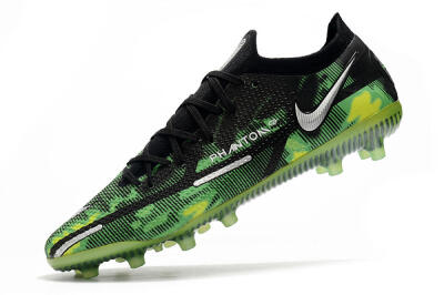 Nike Phantom GT Elite AG Artificial Grass Soccer Cleats - Green/Yellow/Black/Silver