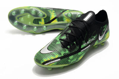 Nike Phantom GT Elite AG Artificial Grass Soccer Cleats - Green/Yellow/Black/Silver