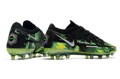 Nike Phantom GT Elite AG Artificial Grass Soccer Cleats - Green/Yellow/Black/Silver