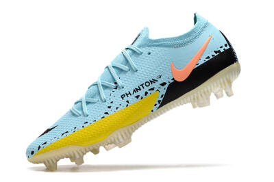 Phantom GT 2 Elite FG Firm Ground Soccer Cleats - Blue/Yellow/Pink