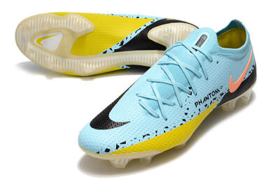 Phantom GT 2 Elite FG Firm Ground Soccer Cleats - Blue/Yellow/Pink