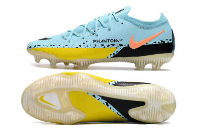 Phantom GT 2 Elite FG Firm Ground Soccer Cleats - Blue/Yellow/Pink
