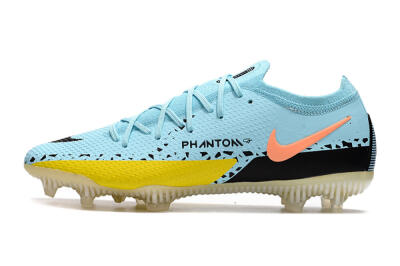 Phantom GT 2 Elite FG Firm Ground Soccer Cleats - Blue/Yellow/Pink