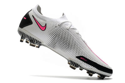 Nike Phantom GT Elite FG Firm Ground Soccer Cleats - White/Black/Pink