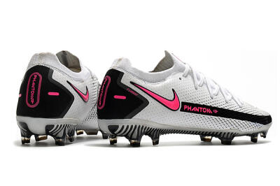 Nike Phantom GT Elite FG Firm Ground Soccer Cleats - White/Black/Pink
