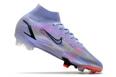 Nike Mercurial Superfly 8 Elite FG Firm Ground Soccer Cleats - Purple/Red/Black