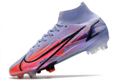 Nike Mercurial Superfly 8 Elite FG Firm Ground Soccer Cleats - Purple/Red/Black