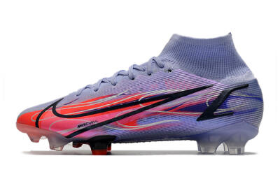 Nike Mercurial Superfly 8 Elite FG Firm Ground Soccer Cleats - Purple/Red/Black