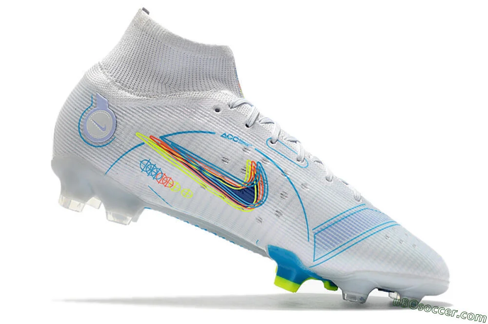 Nike Mercurial Superfly 8 Elite FG Soccer Cleats - White
