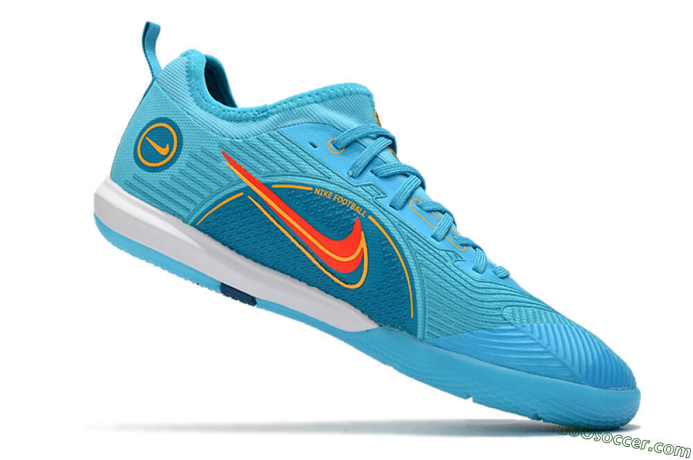 Nike Mercurial Vapor 14 Pro IC Indoor & Futsal Soccer Shoes - Blue/Red/Yellow 4