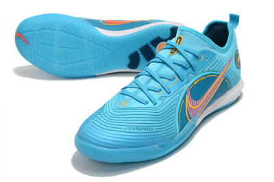 Nike Mercurial Vapor 14 Pro IC Indoor & Futsal Soccer Shoes - Blue/Red/Yellow