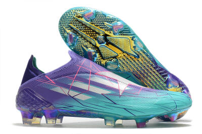 Adidas X Speedflow+ FG Firm Ground Soccer Cleats - Jade/Purple/Pink