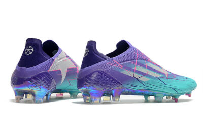 Adidas X Speedflow+ FG Firm Ground Soccer Cleats - Jade/Purple/Pink