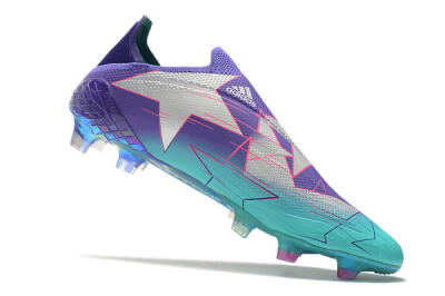 Adidas X Speedflow+ FG Firm Ground Soccer Cleats - Jade/Purple/Pink
