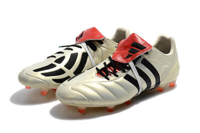 Adidas Predator Mania Champagne FG Firm Ground Soccer Cleats - Gold/Black/Red