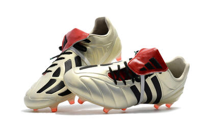 Adidas Predator Mania Champagne FG Firm Ground Soccer Cleats - Gold/Black/Red