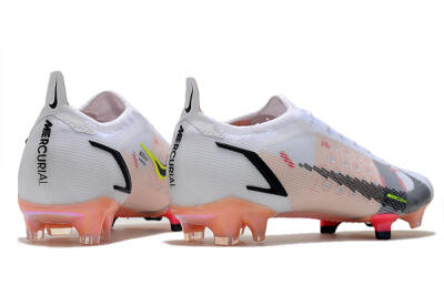 Nike Mercurial Vapor 14 Elite FG Firm Ground Soccer Cleats - White/Pink/Black/Gold